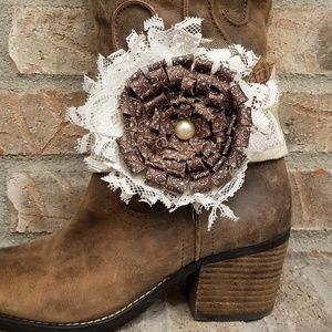 Handcrafted Shabby Chic Boot Bracelet